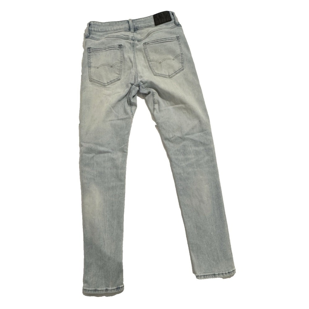 American Eagle Jeans Men's 29x32 Light Wash Air Flex Temp Tech Athletic Skinny - Picture 3 of 12